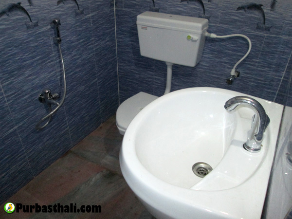 Purbasthali cottage bathroom